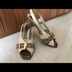 Peter Kaiser peep toe sling